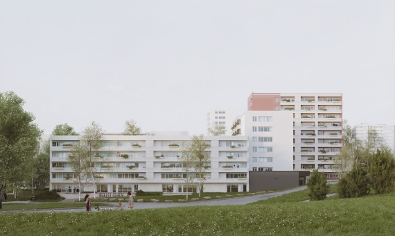 Renouvellement urbain du quartier Croix Rouge à Reims (51) 1